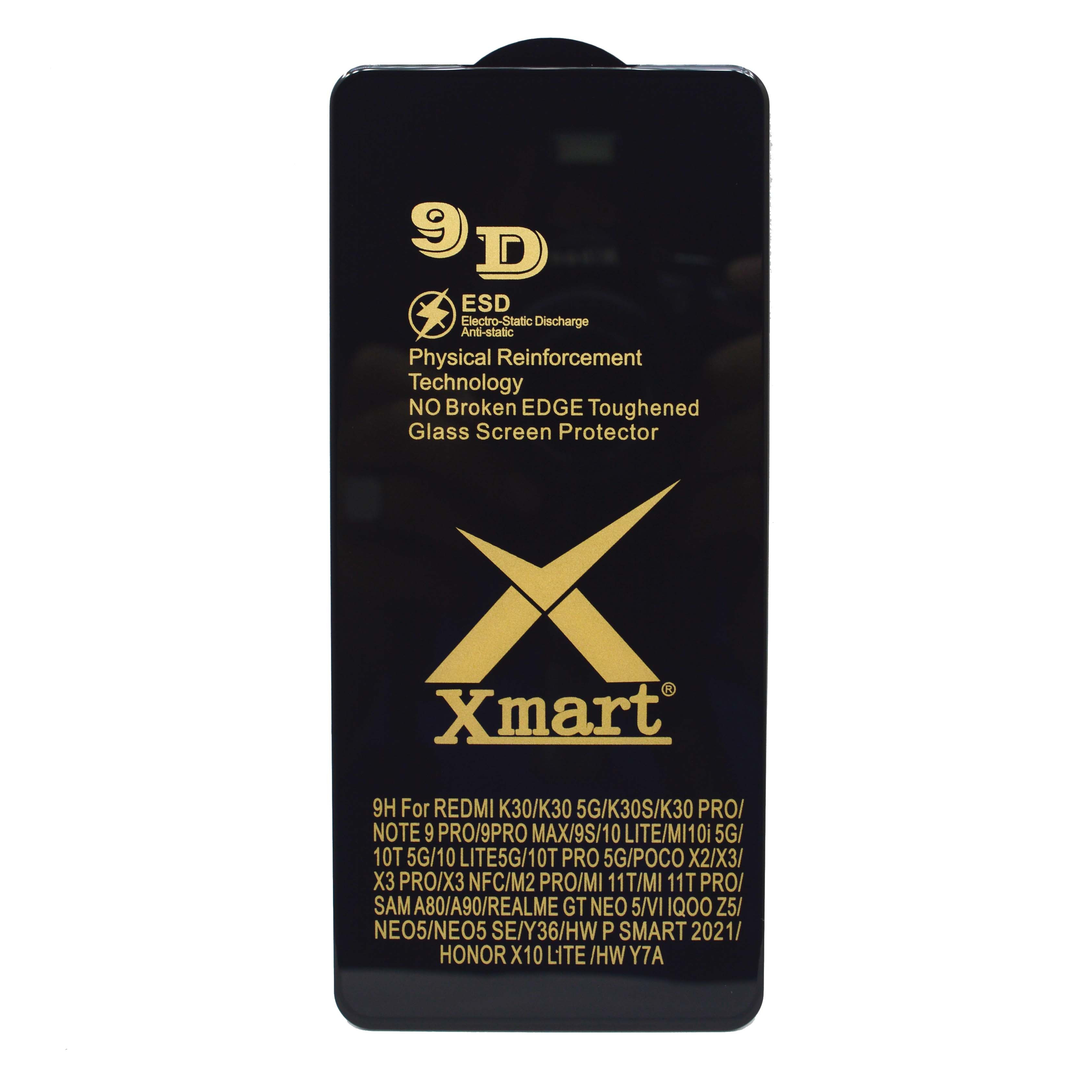 Xmart 9H Full Glue Tempered Glass For Redmi K30 K30s K30 Pro Note 9 Pro Max S10 Lite Mi 10i 10T Lite pro Poco X2 X3 X3 NFC M2 pro Mi 11T Mi11 pro Sam A80 A90 Realme GT Neo 5G Honor X10 Lite HW Y7a